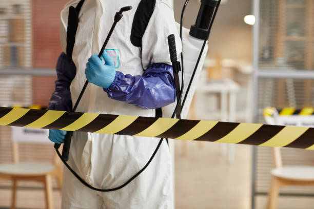 Professional Biohazard Cleanup technician working in Freedom, PA